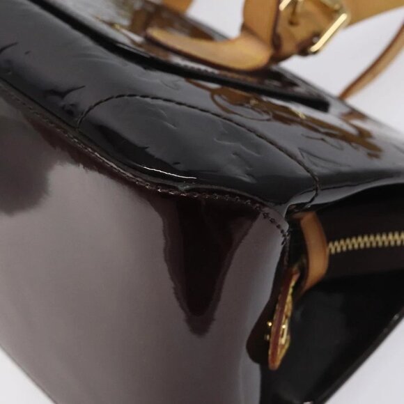 LOUIS VUITTON Monogram Vernis Rosewood Avenue Bag Amarante - Picture 9 of 15